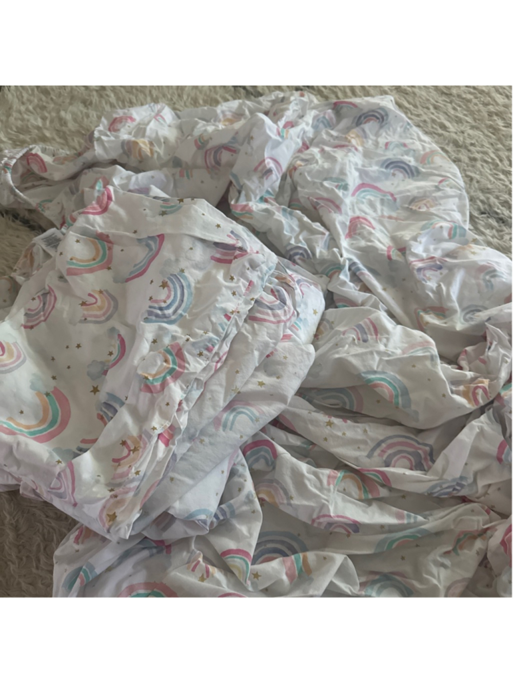 Pottery Barn Kids Twin Rainbow Sheets